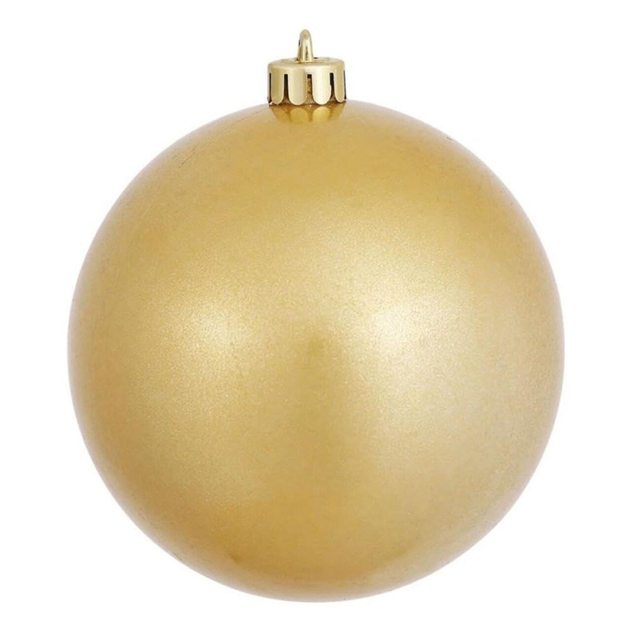 Vickerman 4.75" Gold Candy Ball UV Drilled 4/Bag - N591208DCV